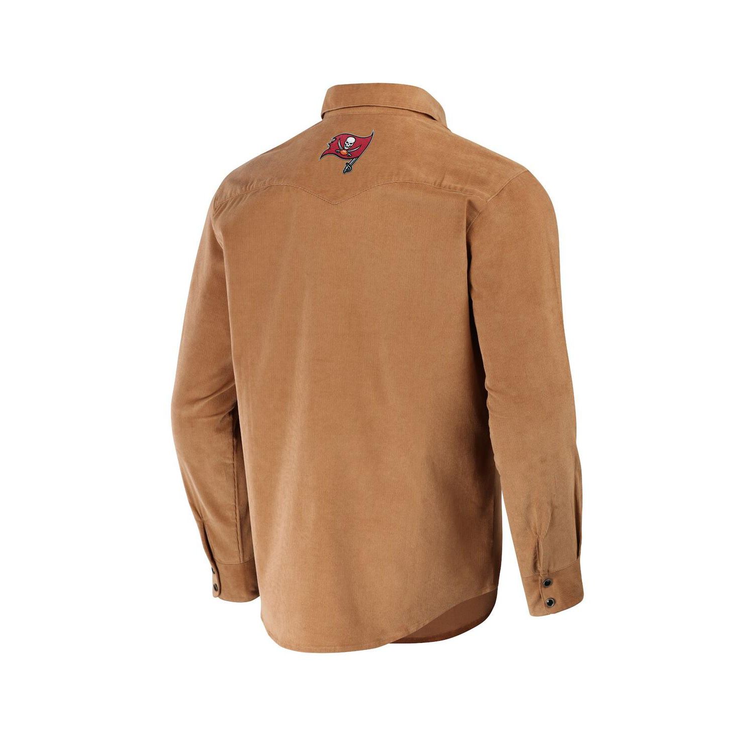Men's NFL x Darius Rucker Collection by Tan Tampa Bay Buccaneers Western Full-Snap Shirt