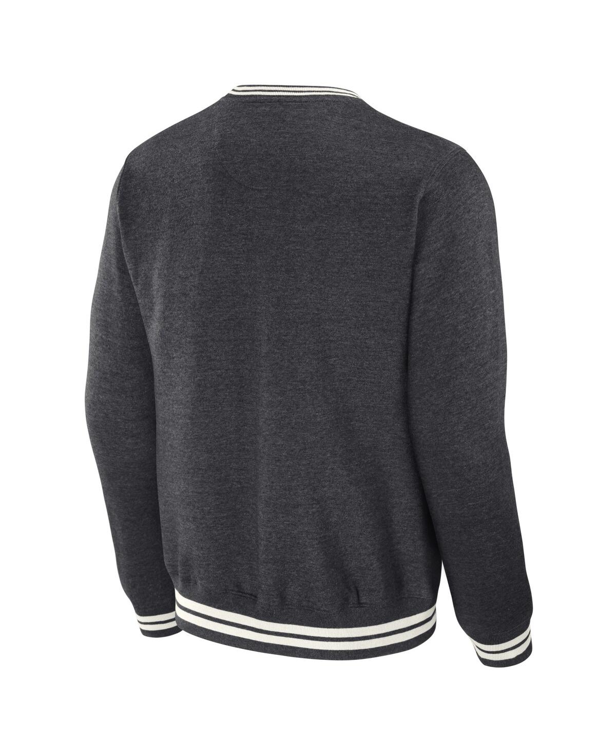 Men's Darius Rucker Collection by FanaticsDistressed New York Yankees Vintage-Like Pullover Sweatshirt - Heather Charcoal