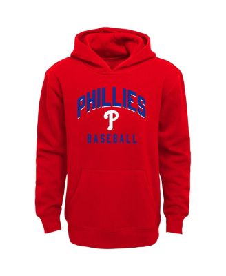 Infant Boys and Girls Red, Heather Gray Philadelphia Phillies Play by Play Pullover Hoodie and Pants Set