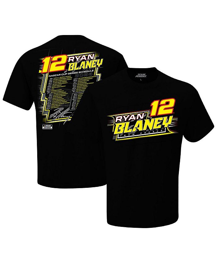 Team Penske Men's Black Ryan Blaney 2024 NASCAR Cup Series Schedule T