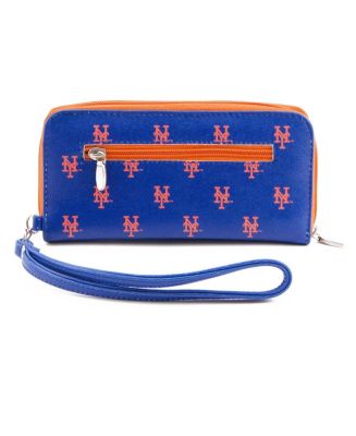 Women's New York Mets Zip-Around Wristlet Wallet - Macy's