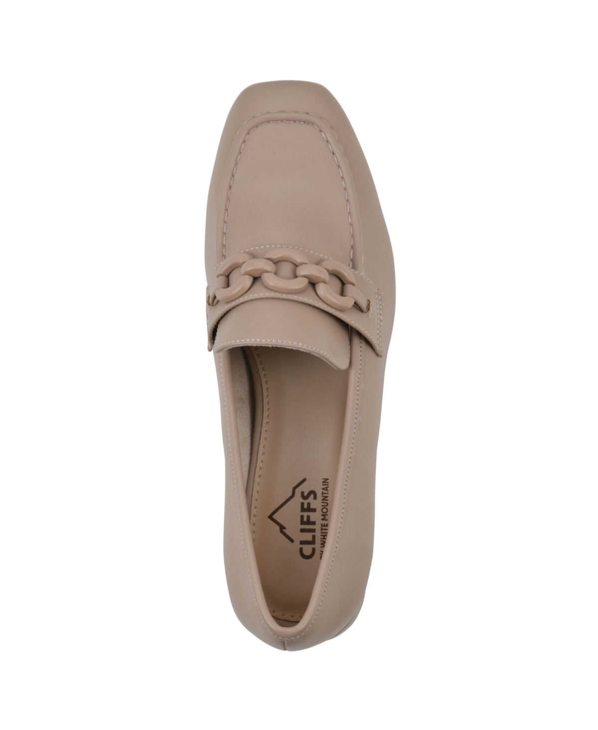 Cliffs by White Mountain Women's Quinbee Dress Loafer - Taupe Smooth- Polyurethane