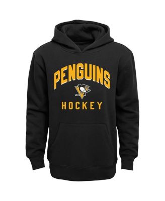 Toddler Boys Black, Heather Gray Pittsburgh Penguins Play by Play Pullover Hoodie and Pants Set