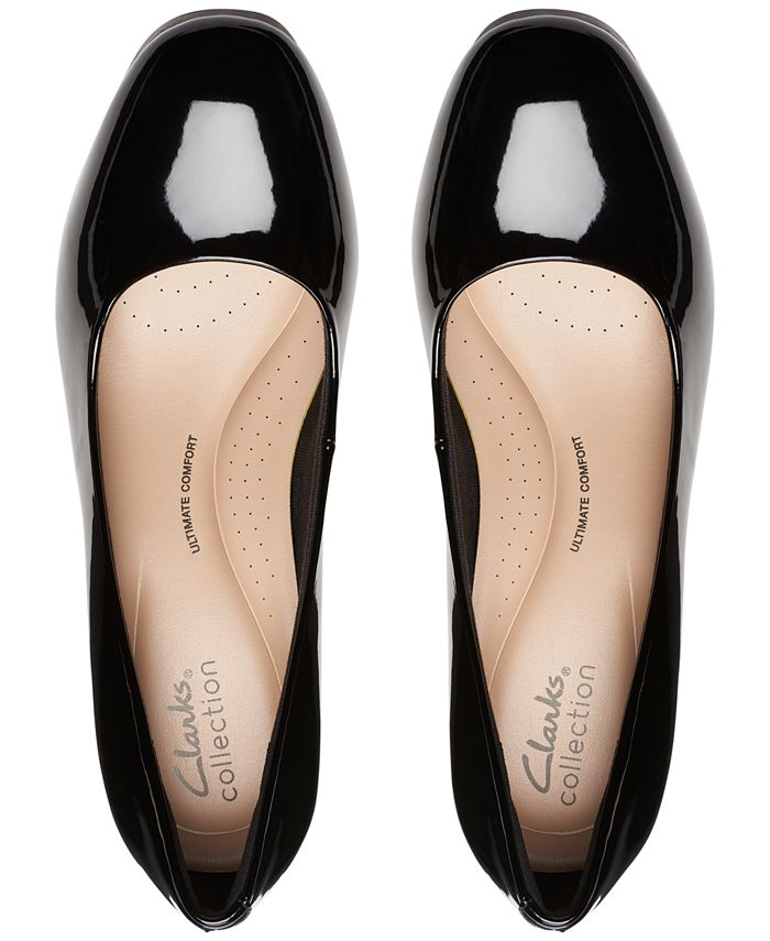 Clarks bendables brier dolly patent shop pumps
