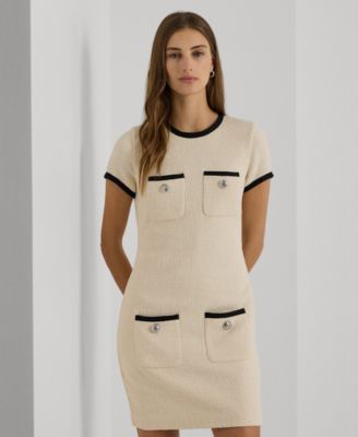 Lauren Ralph Lauren - Women's Two-Tone Boucl&eacute; Sheath Dress