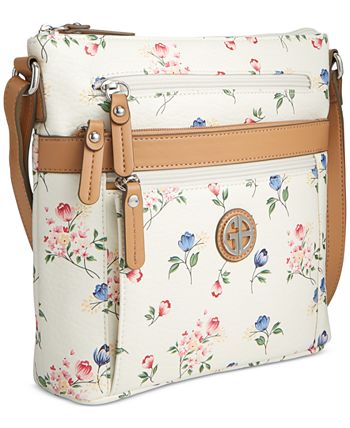Giani Bernini Women's Floral Crossbody Brown Size Regular main image 1