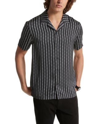 Michael Kors - Men's Empire Printed Stripe Camp Shirt