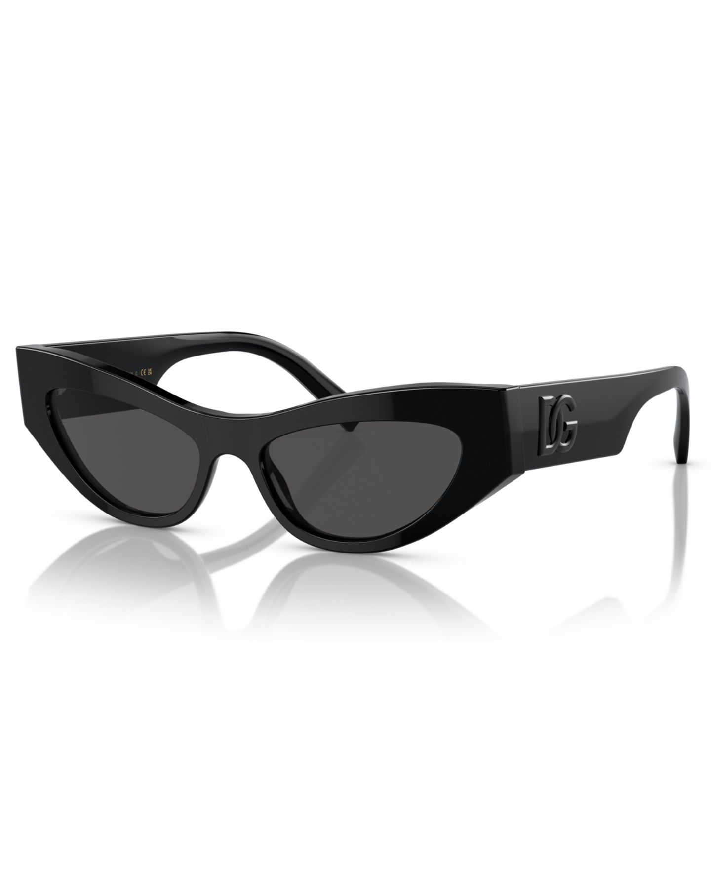 Женские солнцезащитные очки Dolce&Gabbana Cat Eye Sunglasses, DG4450, цвет: Чёрный — фото 1