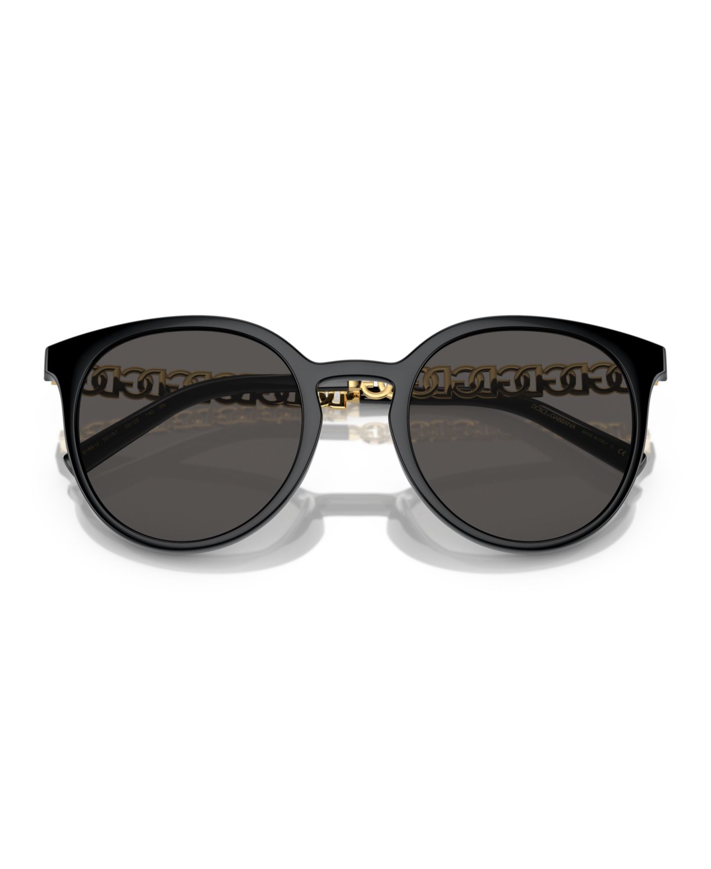 Женские солнцезащитные очки Dolce&Gabbana Sunglasses DG6189U, цвет: Чёрный — фото 5