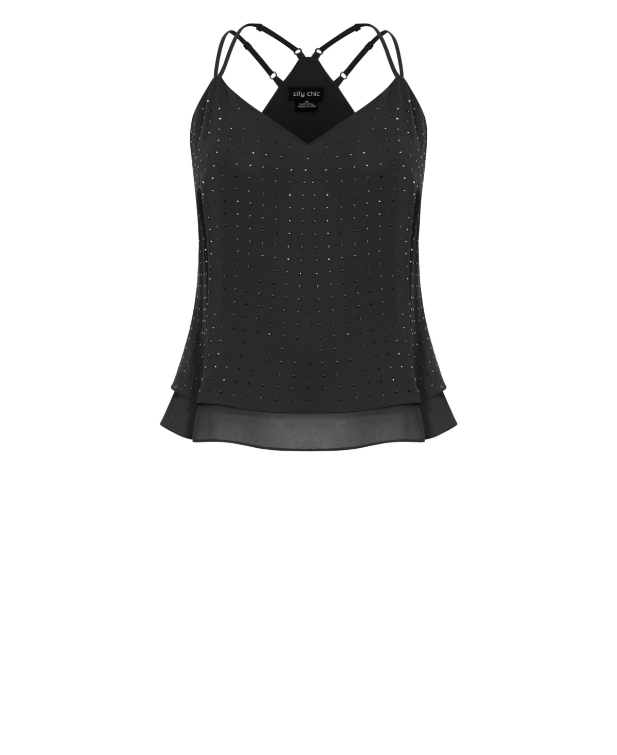 City Chic Women's Strappy Nail Top