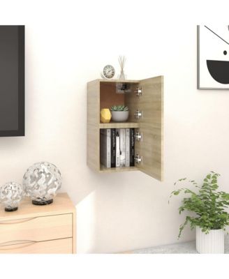 Wall Mounted TV Stands 2 pcs Sonoma Oak 12"x11.8"x11.8"