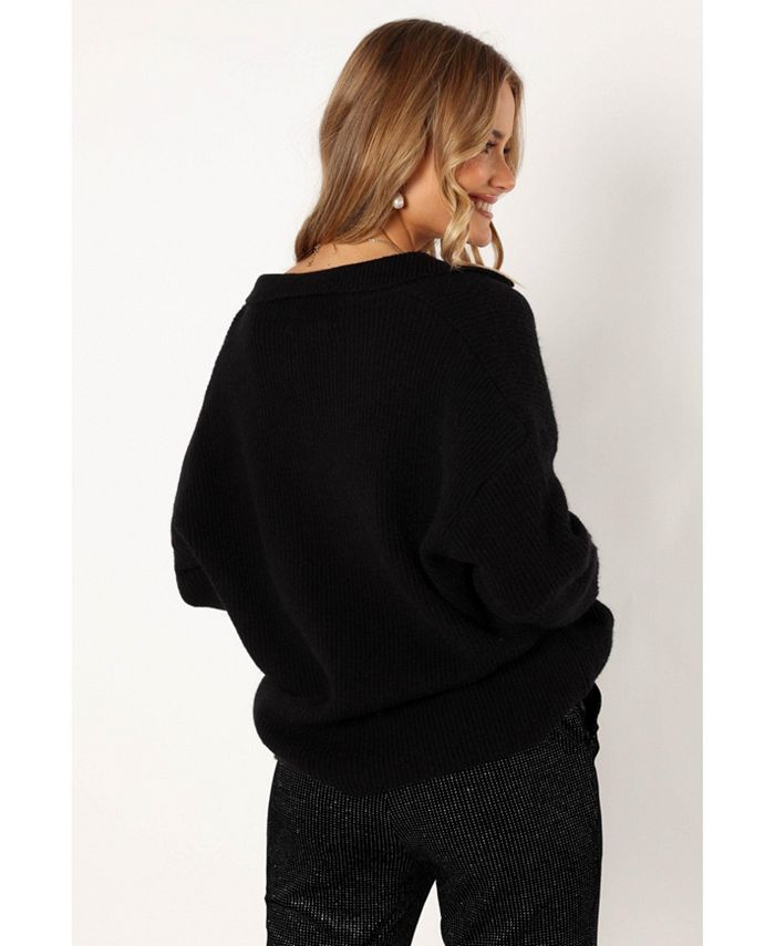 Petal and Pup Women's Zala V-neck Collar Knit Sweater - Macy's
