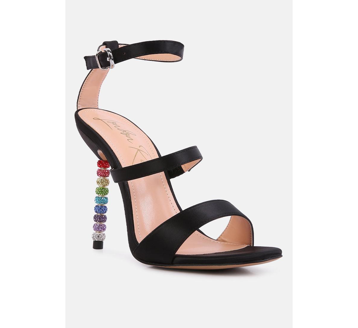 Women's Lawsuit Ankle Strap Fantasy Heel Sandals