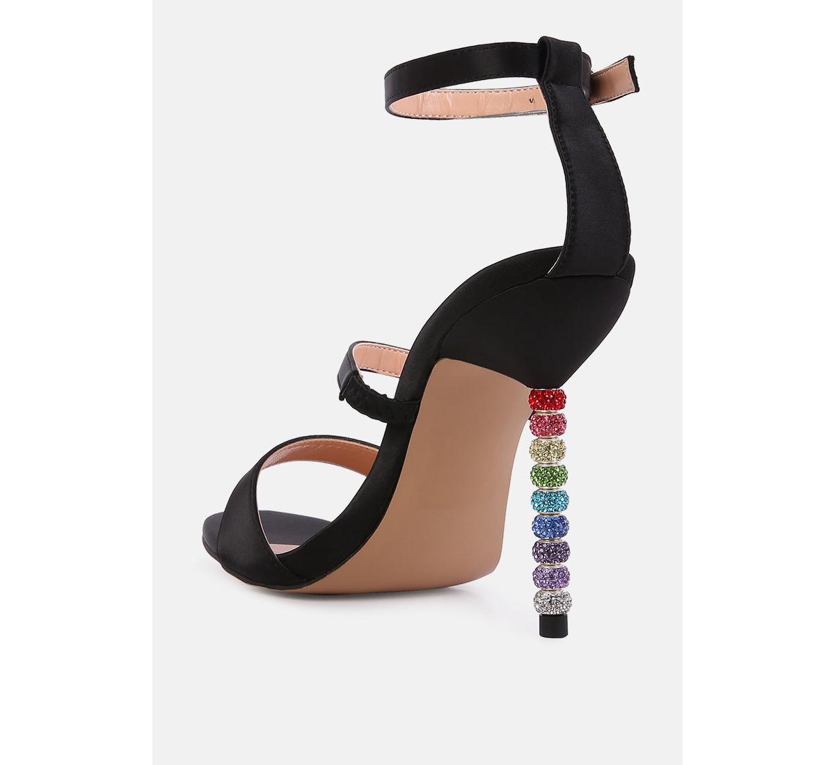 Women's Lawsuit Ankle Strap Fantasy Heel Sandals
