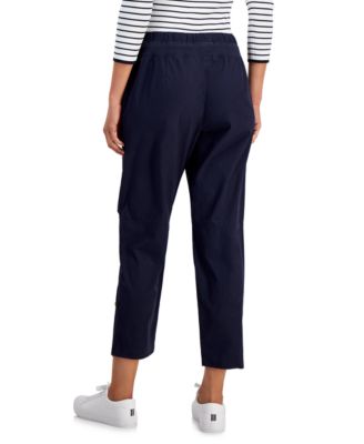 Women's Cotton Roll-Tab Utility Pants