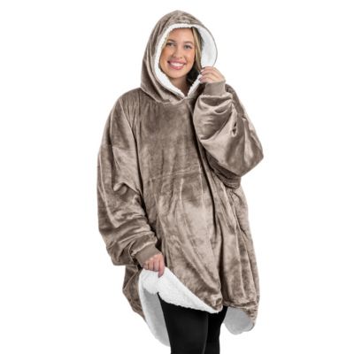 Homey Sherpa Side Pockets Wearable Blanket, Adult