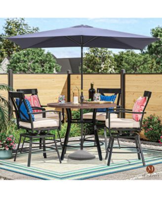 10ft Rectangular Outdoor Patio Umbrella with Tilt and Crank
