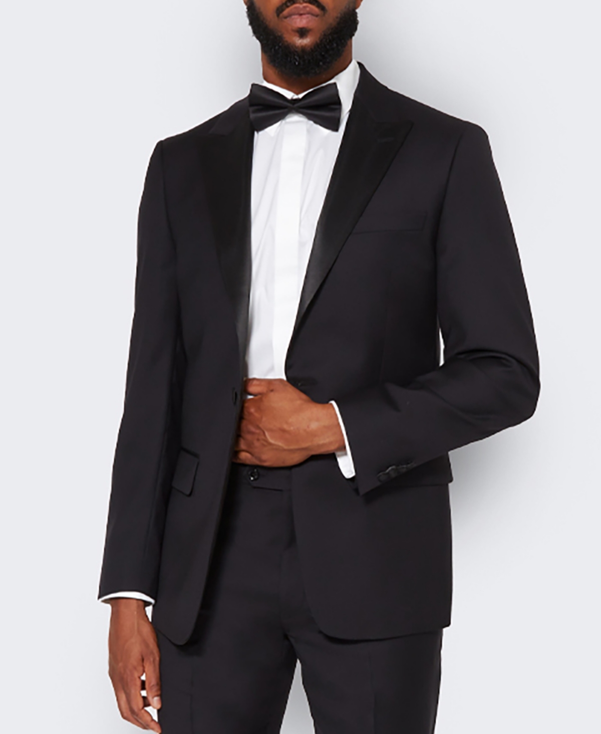 Men's Black Tuxedo Jacket - Black