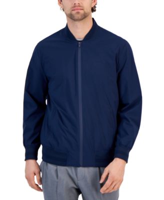 Men's Regular-Fit Water-Resistant Full-Zip Bomber Jacket