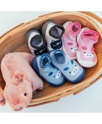 Baby Boys First Walk Sock Shoes This Piggy