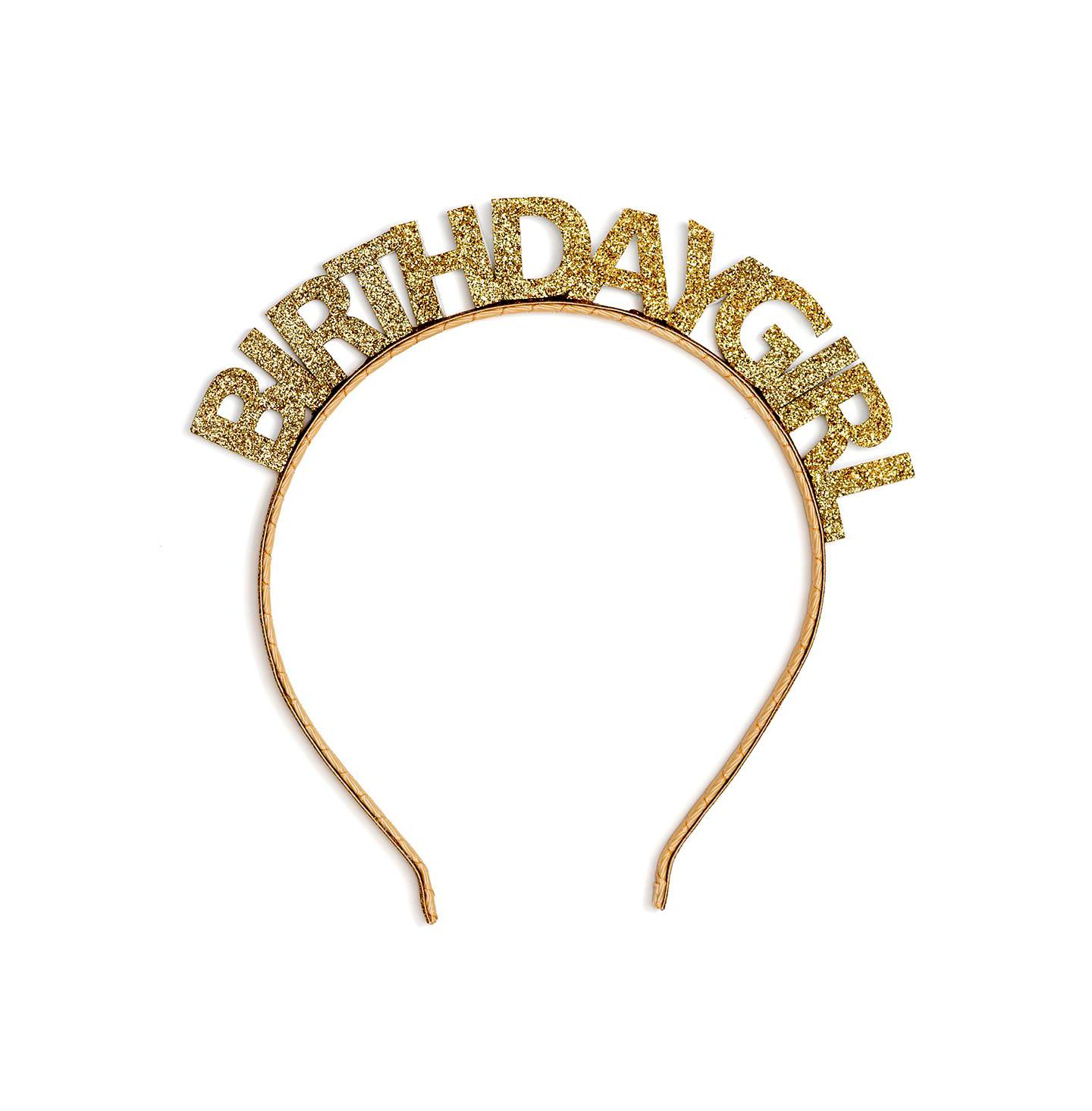 Аксессуары для волос Sweet Wink Child Gold Birthday Girl Headband для девочек, цвет: Золотой — фото 1