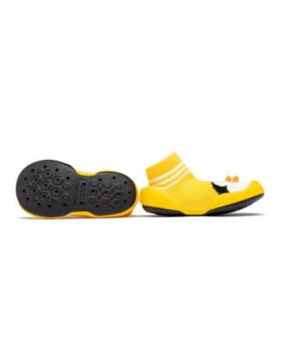 Baby Girl Boy First Walk Sock Shoes Penguin-Yellow