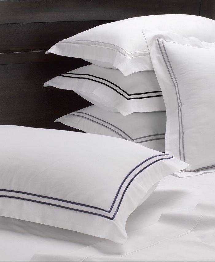 Ella Jayne 100 Cotton Percale 3pc Duvet Set with Satin Stitching, Full