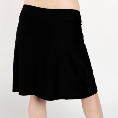Women's Plus Size Knee Length Swim Skort