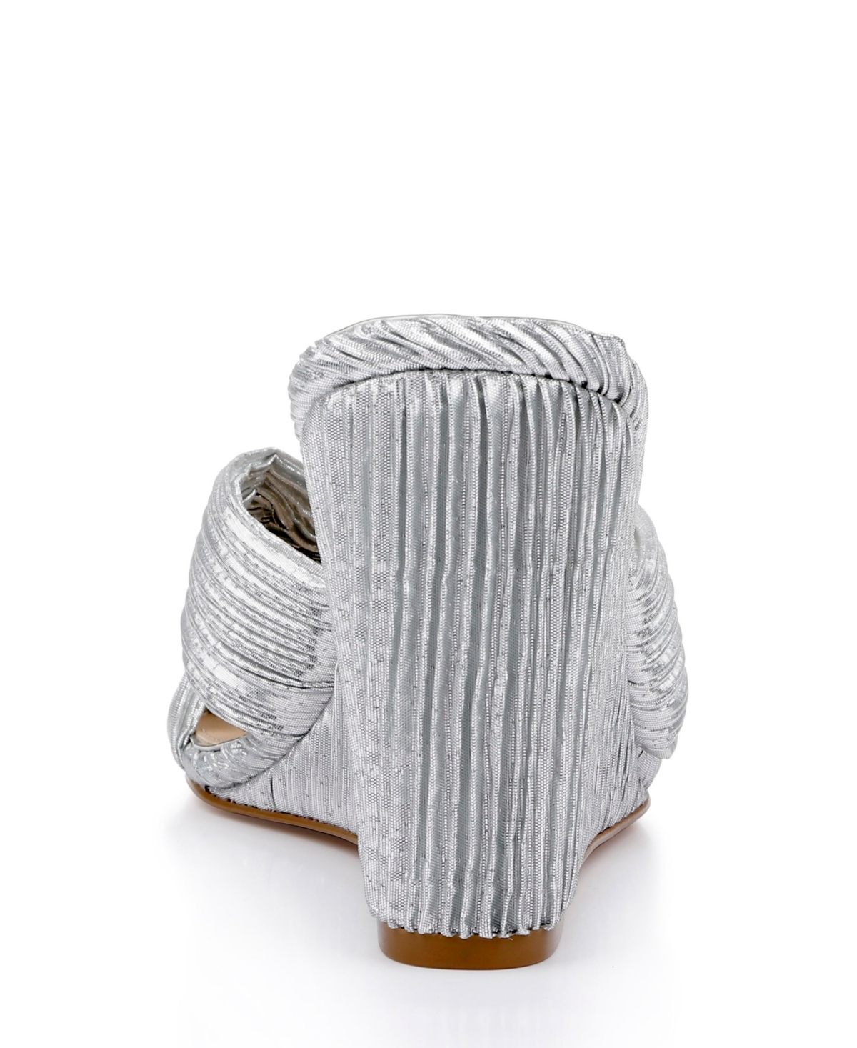Jewel Badgley Mischka Women's Hype Knot Wedge Evening Sandals