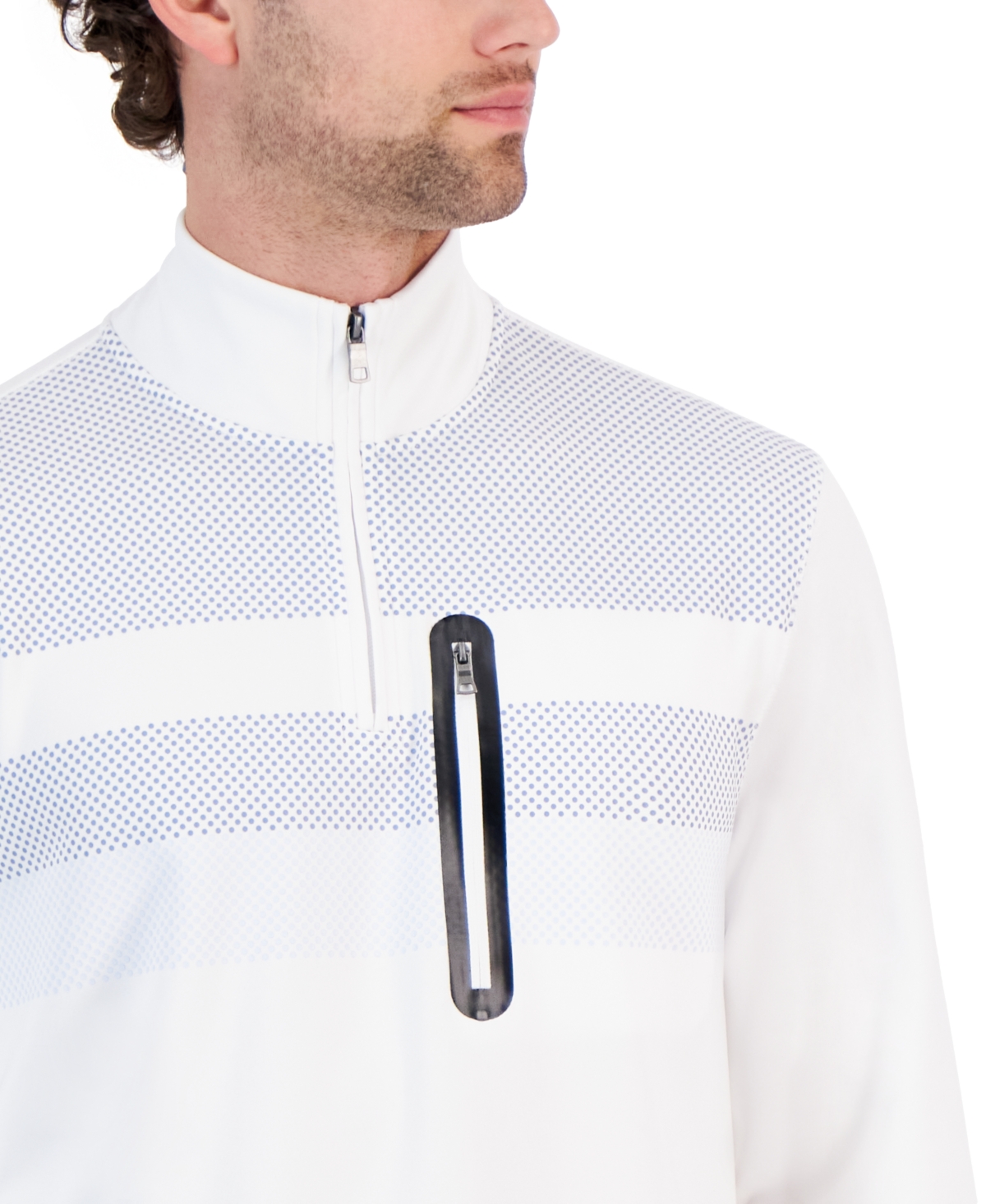 Club Room Men's Quarter-Zip Shirt, Created for Macy's
