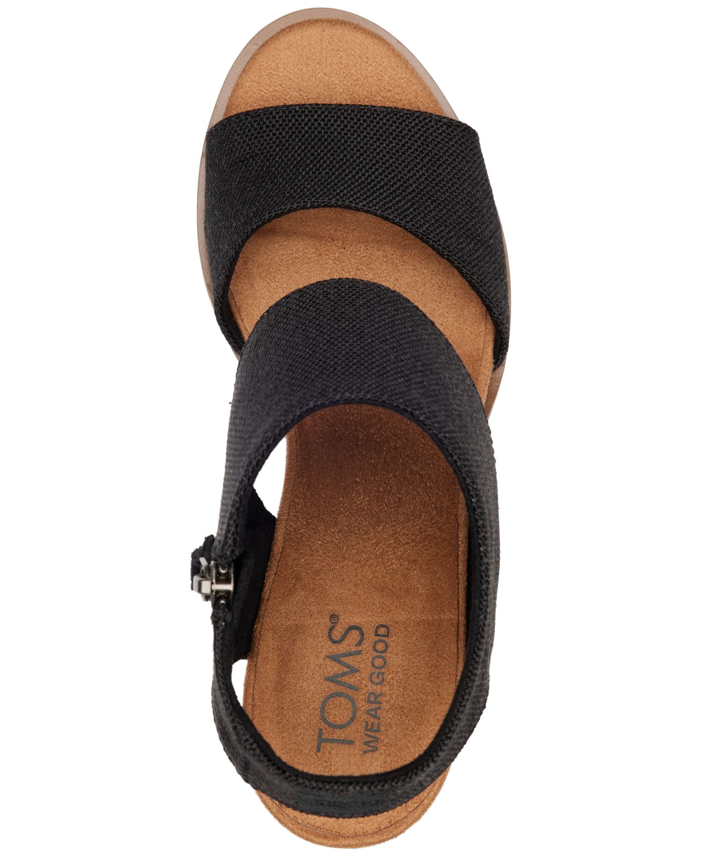 Женские сандалии TOMS Majorca City, цвет: Чёрный меланжевый — фото 4