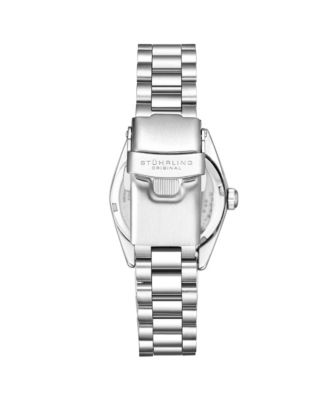 Women's Quartz ,Crystal Studded Bezel, MOP Dial, Stainless Steel Bracelet Watch