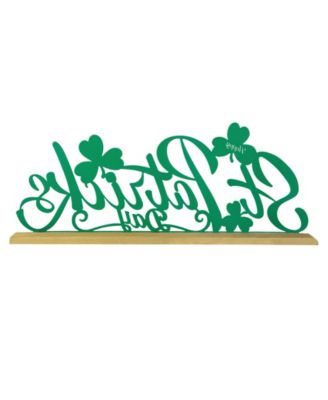 16" L St. Patrick's Metal Table Decor
