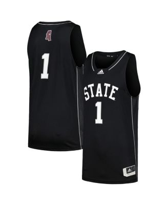 Men's Number 1 Mississippi State Bulldogs Team Swingman Basketball Jersey