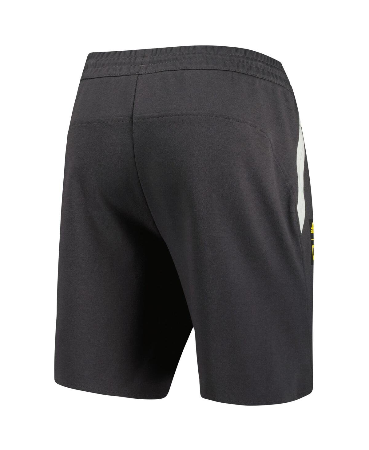 Men's adidasColumbus Crew 2023 Player Travel Shorts - Charcoal