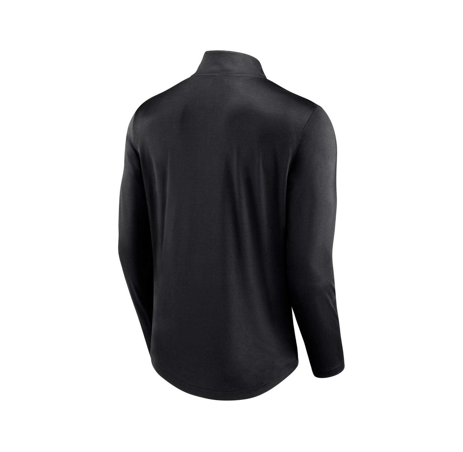 Men's Black San Francisco Giants Quarterback Quarter-Zip Top