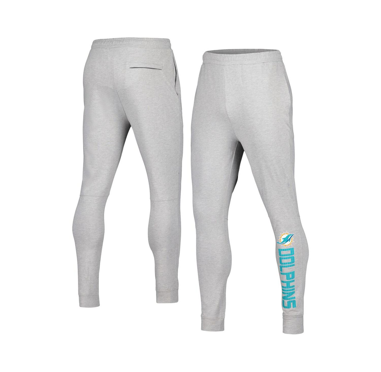 Men's Gray Miami Dolphins Lounge Jogger Pants
