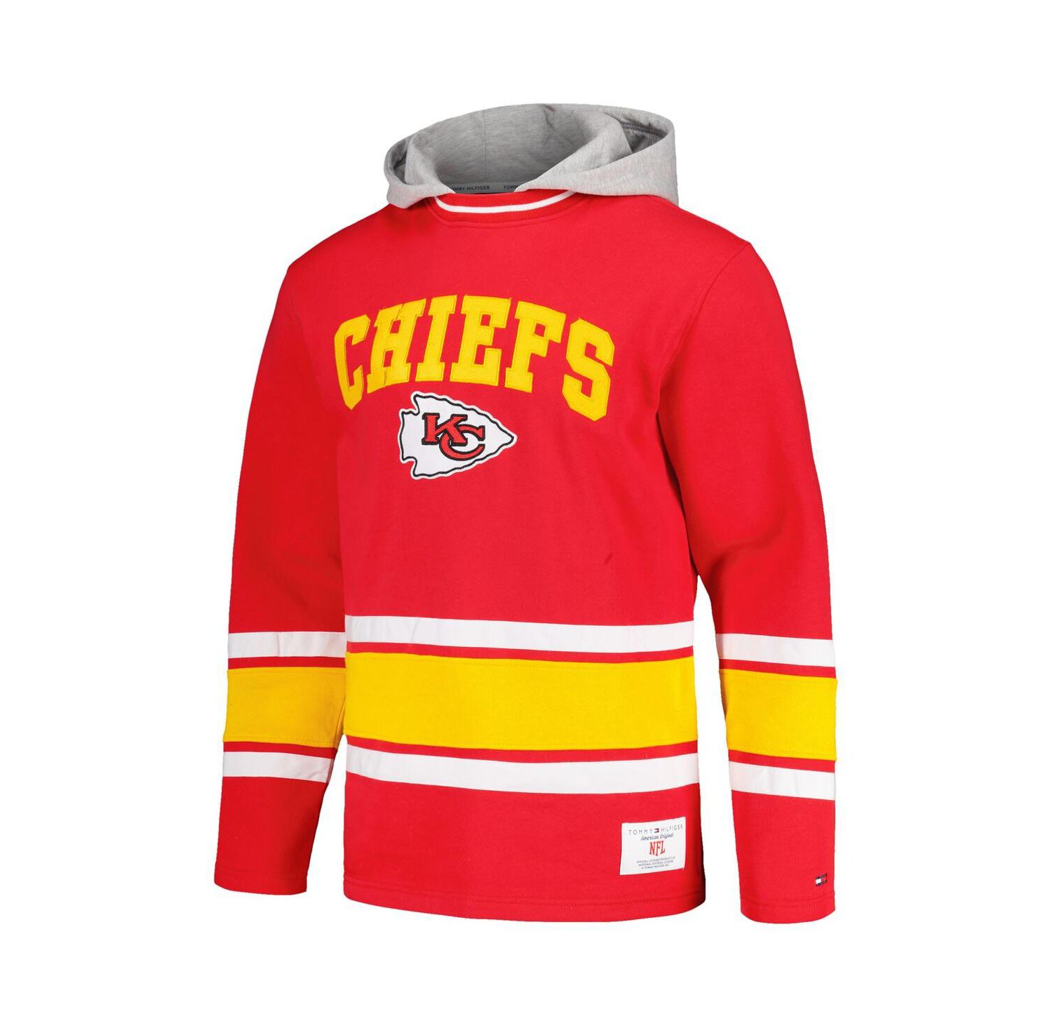 Men's Red Kansas City Chiefs Ivan Fashion Pullover Hoodie