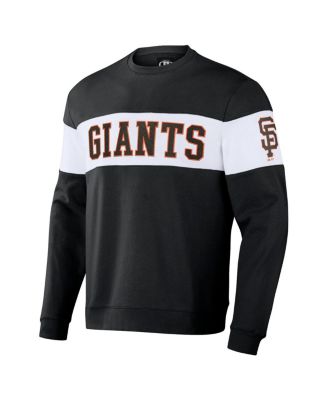 Men's Darius Rucker Collection by Black San Francisco Giants Stripe Pullover Sweatshirt