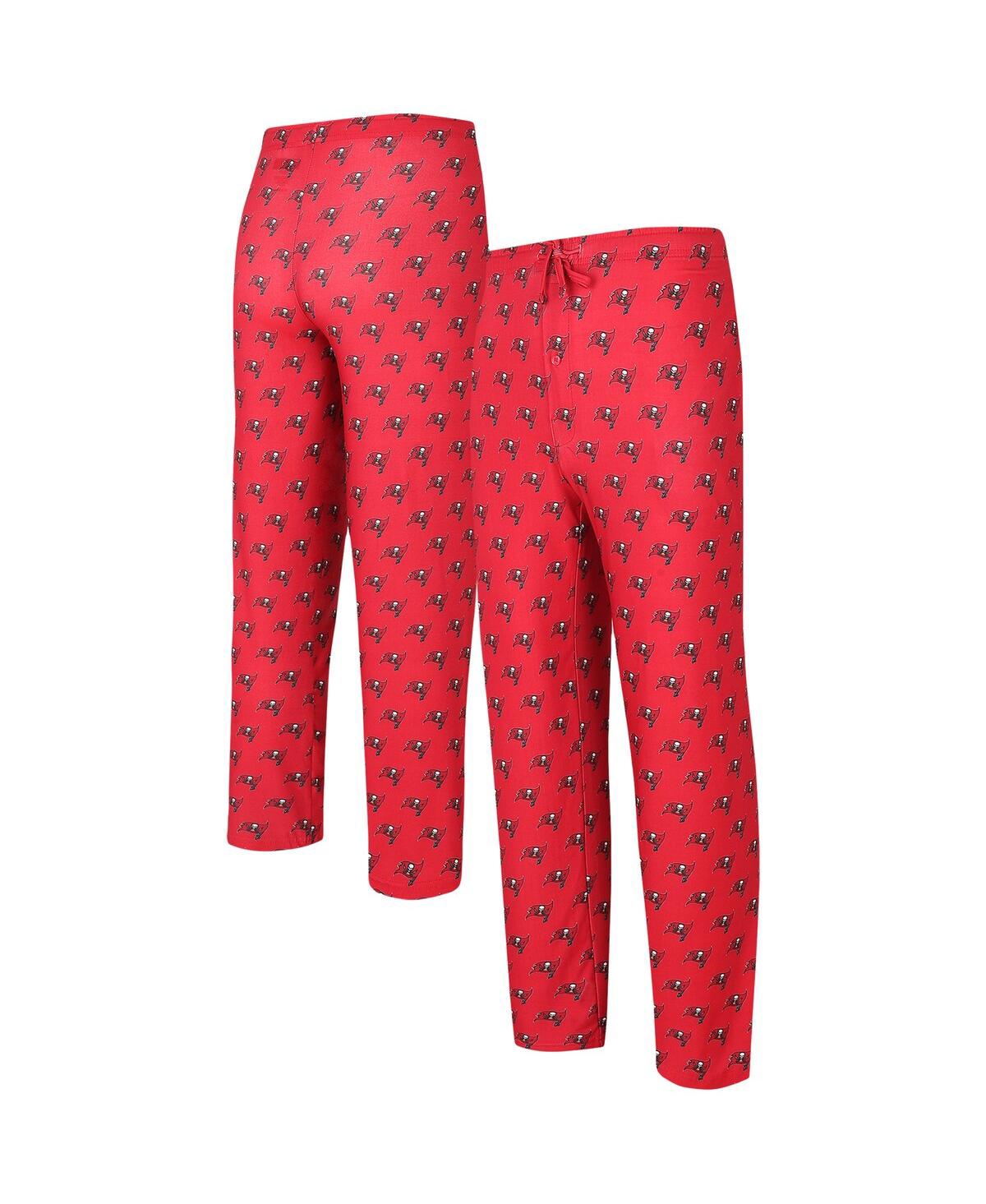 Men's Concepts Sport Red Tampa Bay Buccaneers Gauge Allover Print Knit Pants - Red