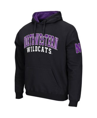Men's Black Northwestern Wildcats Double Arch Pullover Hoodie