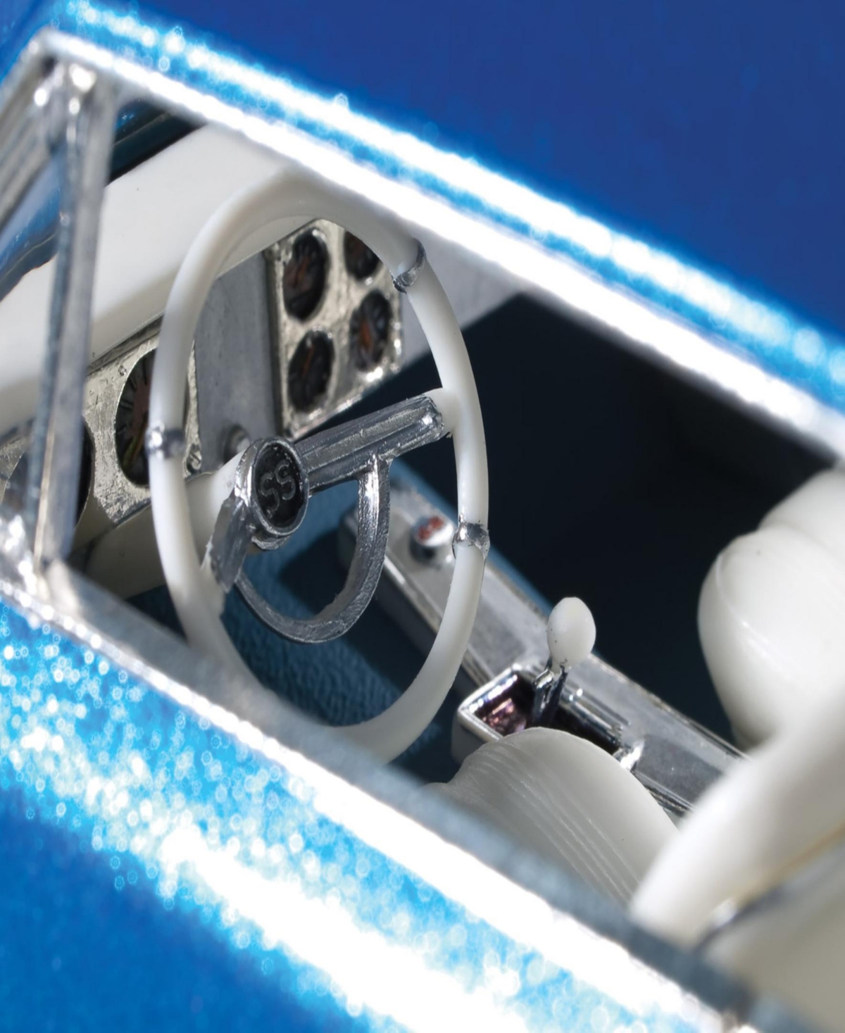 Round 2 1966 Chevy Nova Pro Street Model Kit In Multi