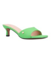Green shoes shop at macys