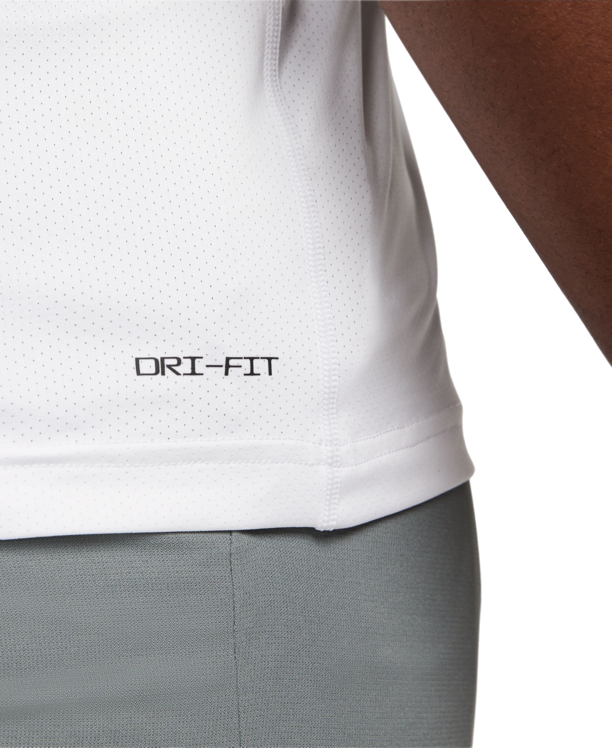 Nike Men's Dri-fit Sleeveless Swim Hydroguard (extended Size) In White