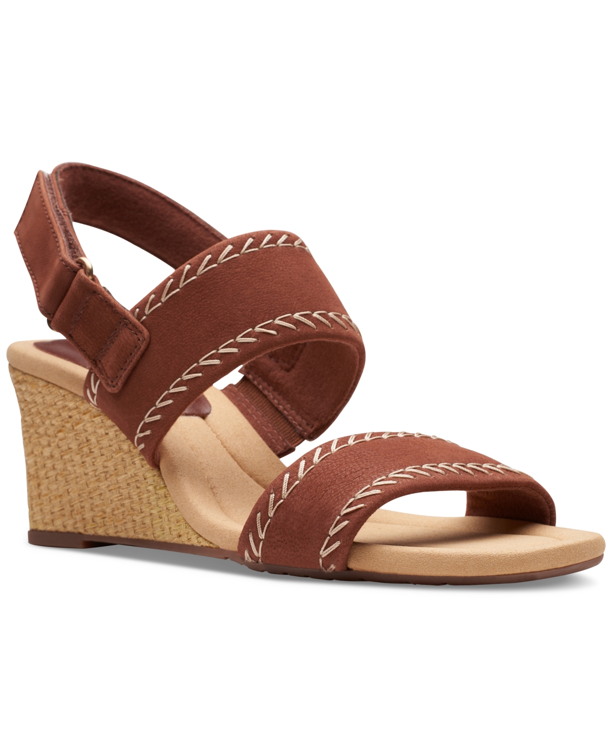 Clarks Kyarra Rose Espadrille Wedge Heel Sandals