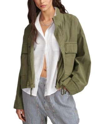 Lucky Brand - Women's Utility Cropped Trench Jacket