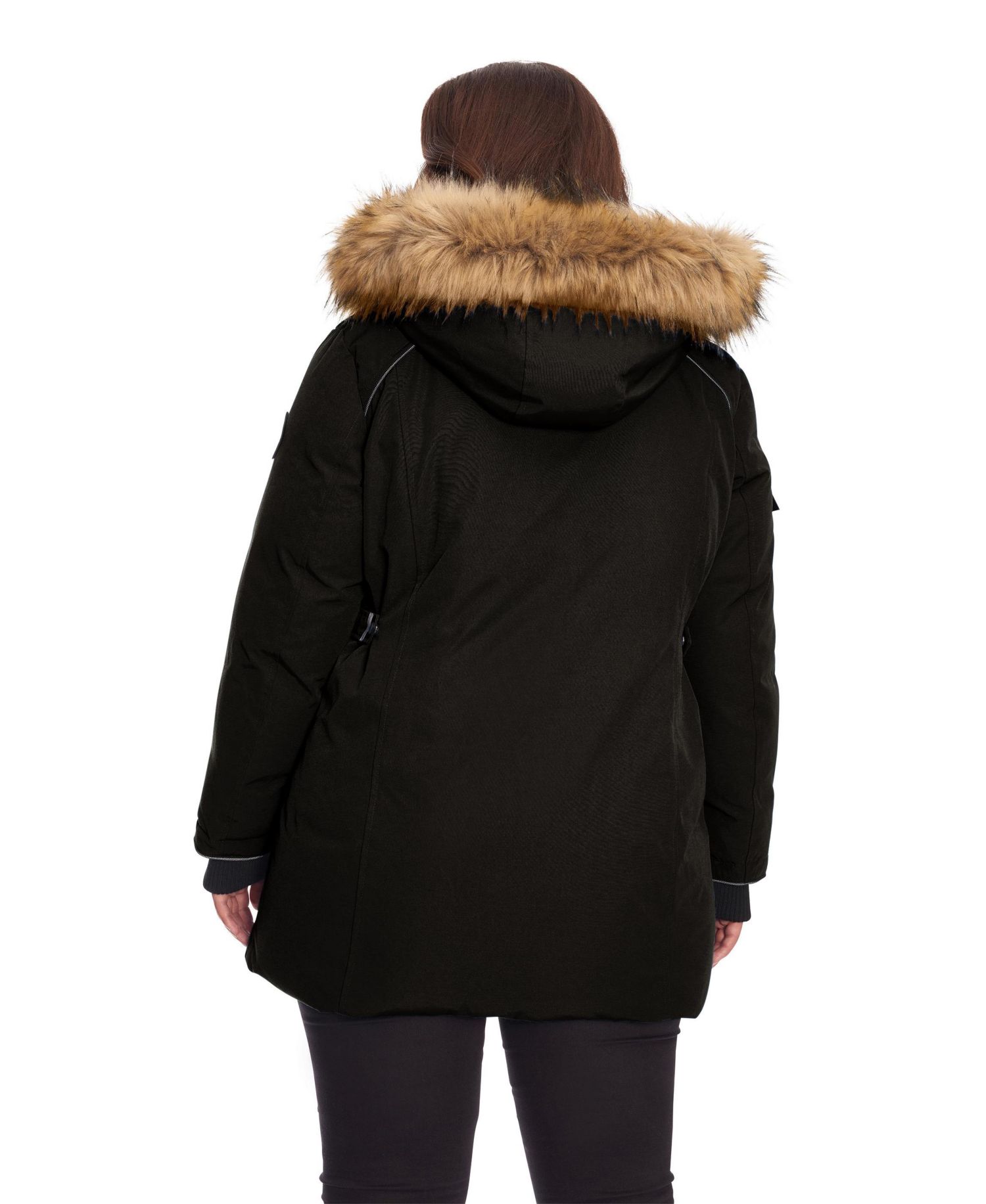 Plus Size Glacier Classic Hooded Winter Parka Jacket
