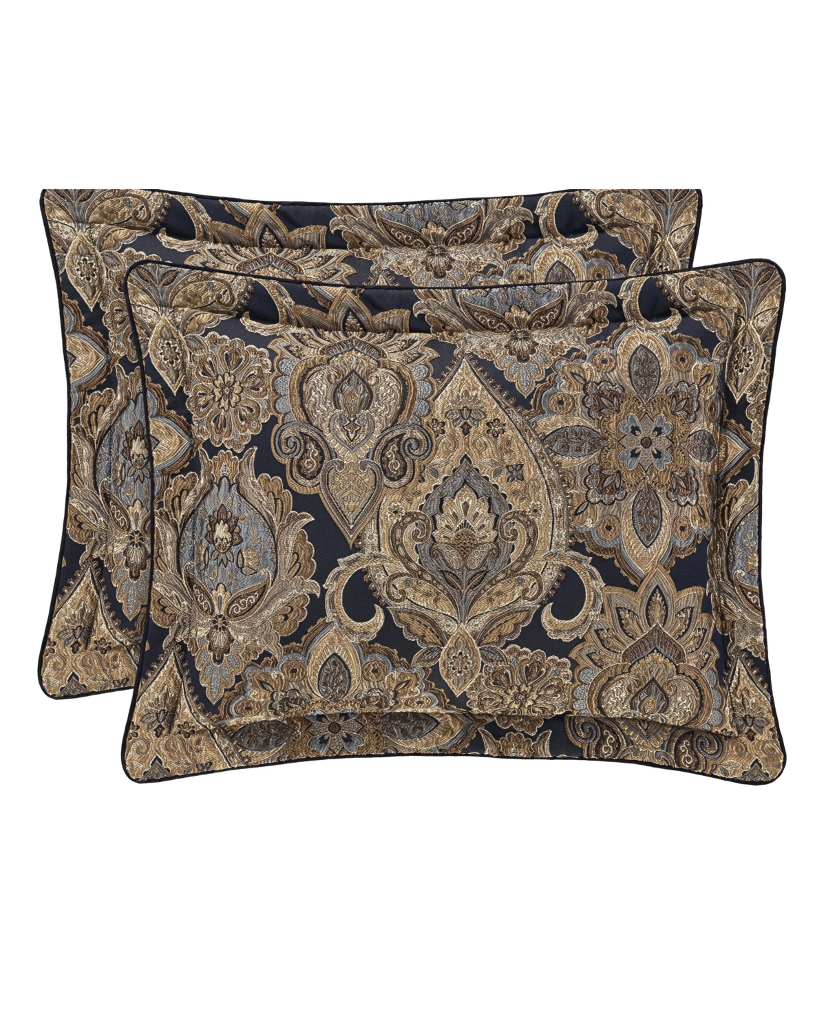 J Queen New York Amara 4 Pc. Comforter Set, California King In Indigo