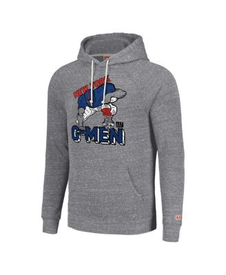 Men's and Women's Gray New York Giants Hyperlocal Raglan Pullover Hoodie