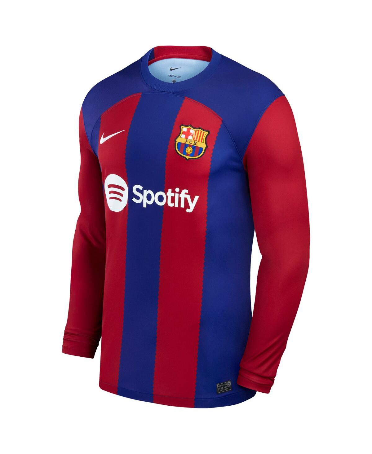 Men's Nike Ronald AraujoBarcelona 2023/24 Home Replica Long Sleeve Jersey - Royal